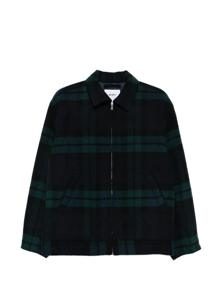  Wtaps Sobrecamisa A Cuadros - Azul 