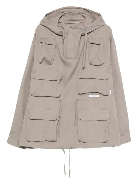  Wtaps Sudadera Con Capucha Y Bolsillos - Gris 