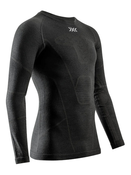  X Bionic Top De Esquí Con Logo Estampado - Negro 