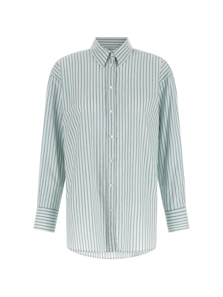  Xacus Camisa A Rayas De Algodón - Verde 