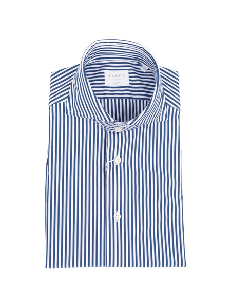  Xacus Camisa Active A Rayas - Azul 