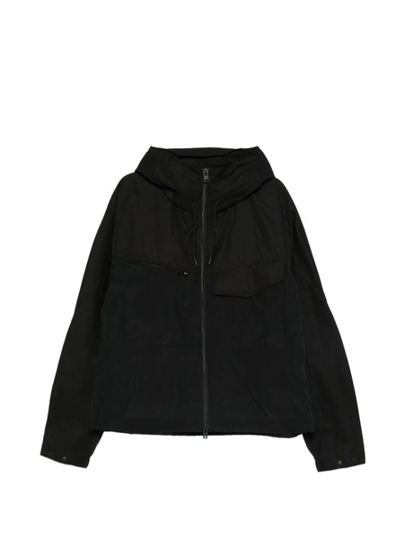  Y-3 Chaqueta Con Capucha Y Cremallera - Negro 
