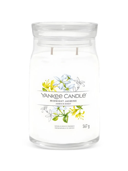  Yankee Candle Vela Midnight Jasmine - Blanco 