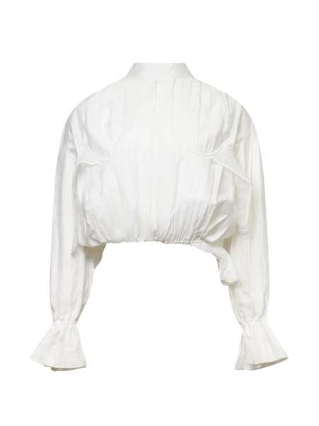  Ych Blusa Plisada - Blanco 