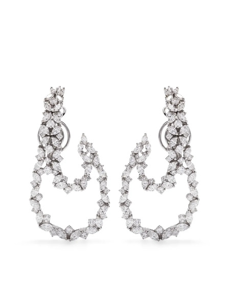  Yeprem Aros En Oro Blanco De 18 Ct - Plateado 