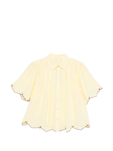  Yerse Camisa Festoneada - Amarillo 
