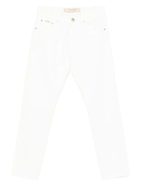  Yes London Vaqueros Con Botones - Blanco 