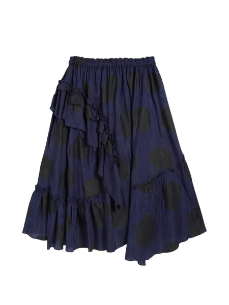  Ymc Falda Con Volantes - Azul 