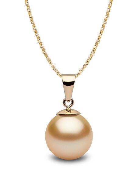  Yoko London Collar Classic En Oro Amarillo De 18kt Con Colgante De Perla Del Mar Del Sur De 9mm - Dorado 