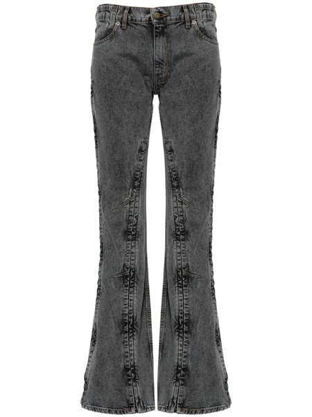  Y/project Vaqueros Bootcut Con Efecto Degradado - Negro 