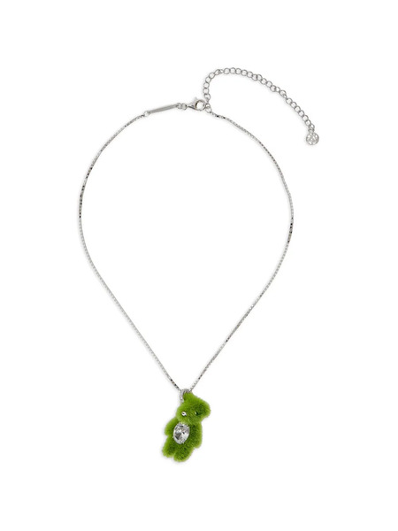  Yvmin Collar Con Colgante Artificial - Plateado 