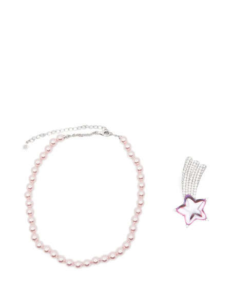  Yvmin Collar Con Cuentas - Rosa 