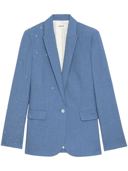  Zadig&voltaire Blazer Strass Valse - Azul 