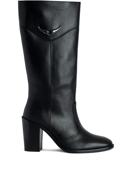  Zadig&voltaire Botines De Piel - Negro 