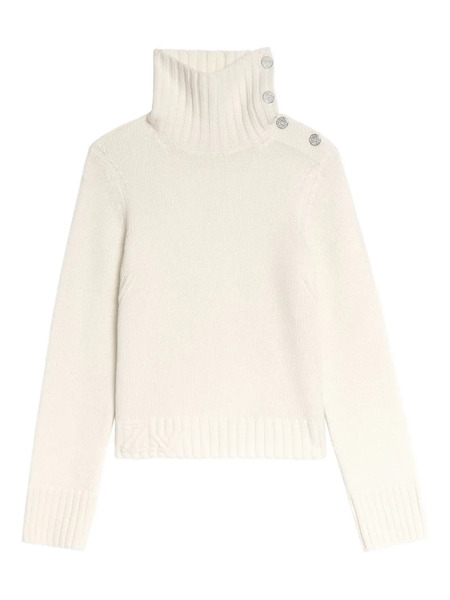  Zadig&voltaire Jersey Con Cuello Vuelto - Blanco 