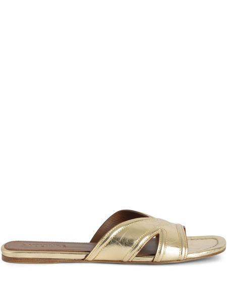  Zadig&voltaire Mules Azora Planos - Dorado 