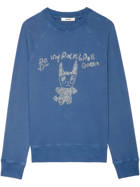  Zadig&voltaire Sudadera Devil Queen - Azul 