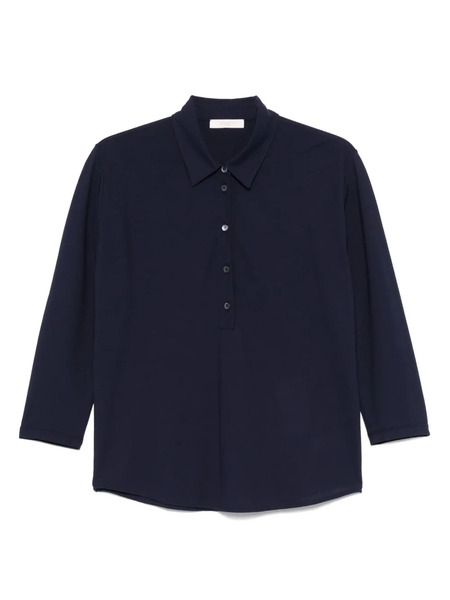  Zanone Blusa De Algodón - Azul 