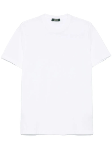 Zanone Camiseta De Algodón - Blanco 