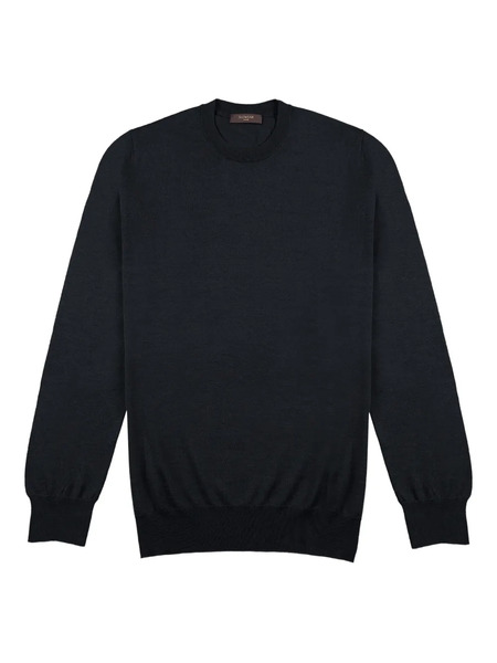  Zanone Jersey Con Cuello Redondo - Azul 