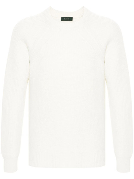  Zanone Jersey De Canalé - Blanco 