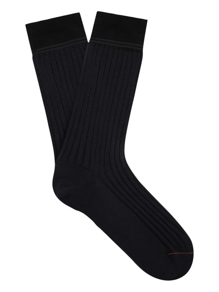  Zegna Calcetines Lisos - Azul 