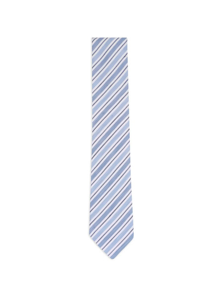  Zegna Corbata A Rayas - Azul 