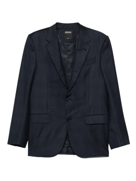  Zegna Traje Con Botones - Azul 