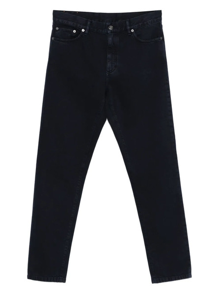  Zegna Vaqueros Con Parche Del Logo - Azul 