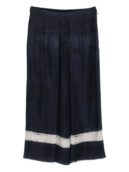  Ziggy Chen Falda Estampada - Azul 