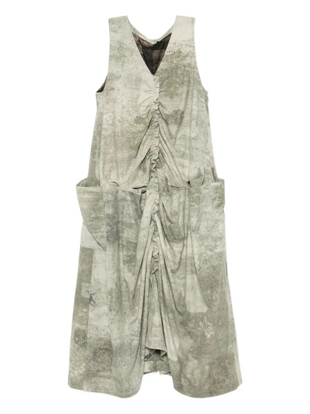  Ziggy Chen Vestido Estampado - Verde 