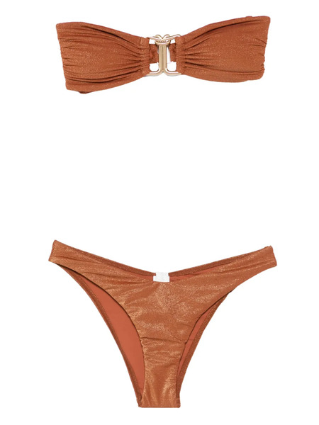  Zimmermann Bikini Daylight Metallic - Marrón 