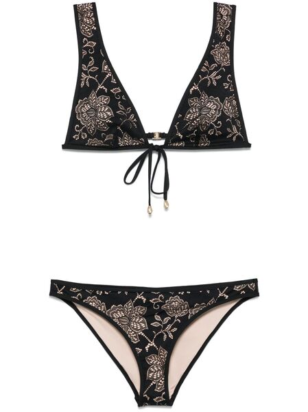  Zimmermann Bikini Tallow Lace - Negro 
