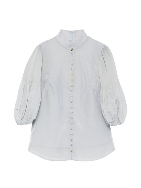  Zimmermann Blusa Con Botones - Azul 