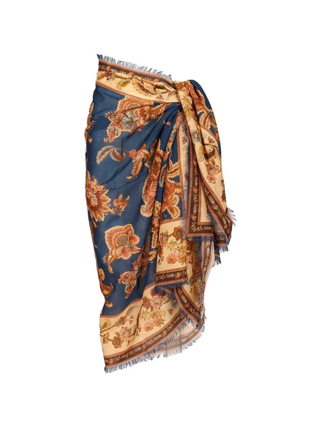  Zimmermann Pareo Con Estampado Floral - Azul 