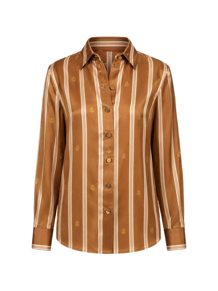  Zimmermann Striped Shirt - Marrón 
