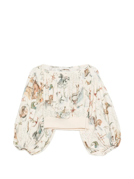  Zimmermann Top Estampado - Neutro 