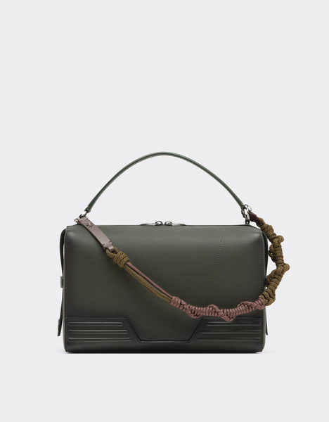  Ferrari Bolso De Hombro Gt Soft Reacondicionado Por Ferrari En Cuero Matizado Con Scooby - Female Bolsos De Hombro Verde Militar Os 