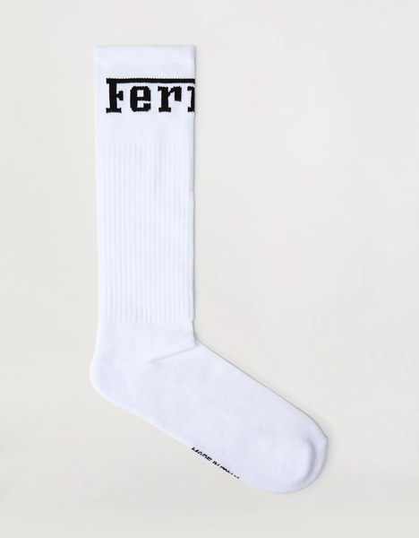  Ferrari Calcetines De Algodón Mixto Con Logo De Ferrari -  Ropa Interior Y Calcetines Blanco óptico Os 