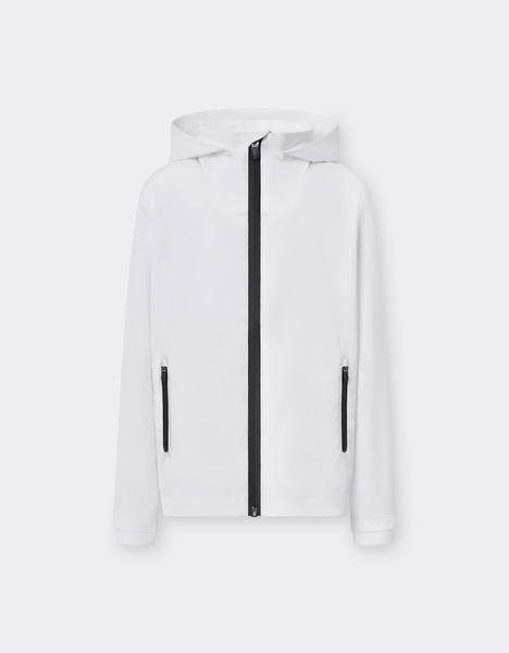  Ferrari Chaqueta De Tejido Técnico Con Capucha Y Escudo De Ferrari -  Chaquetas Y Sudaderas Blanco óptico 7y 