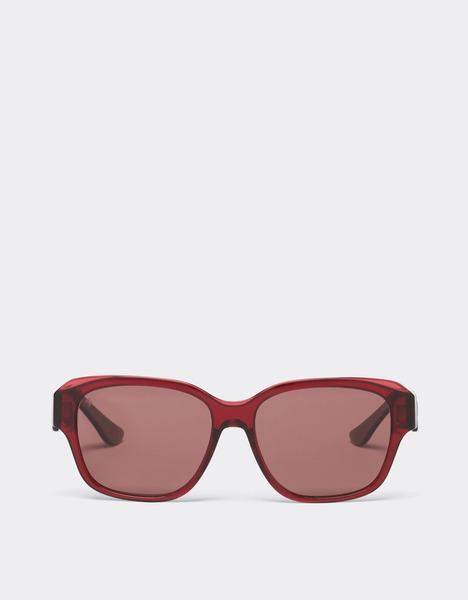  Ferrari Gafas De Sol Ferrari De Acetato Burdeos Transparente Con Cristales Polarizados Púrpura -  Ferrari Collection Burdeos Os 