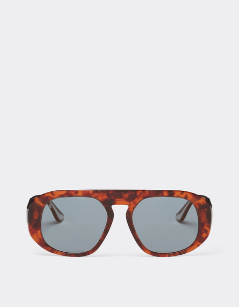  Ferrari Gafas De Sol Ferrari De Acetato Marrón Carey Con Cristales Polarizados Azules -  Ferrari Collection Marrón Os 
