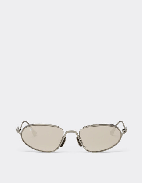  Ferrari Gafas De Sol Ferrari De Titanio Plateado Con Cristales Grises -  Ferrari Collection Ingrid Os 