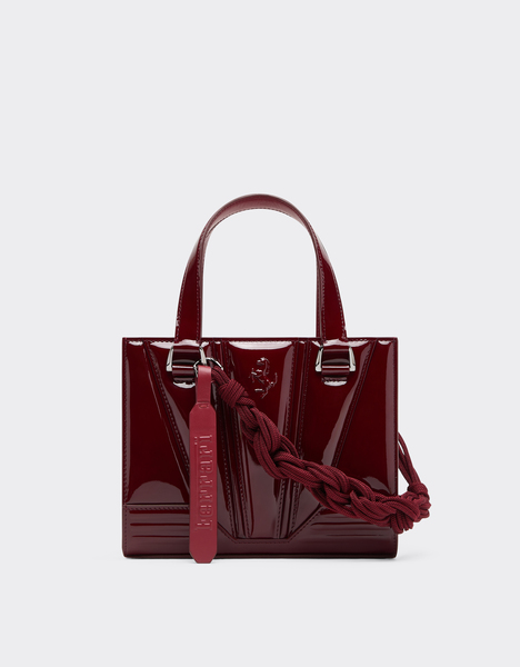  Ferrari Gt Mini Bolso Tote Reacondicionado Por Ferrari En Charol Con Scooby - Female Bolsas De Compras Burdeos Os 