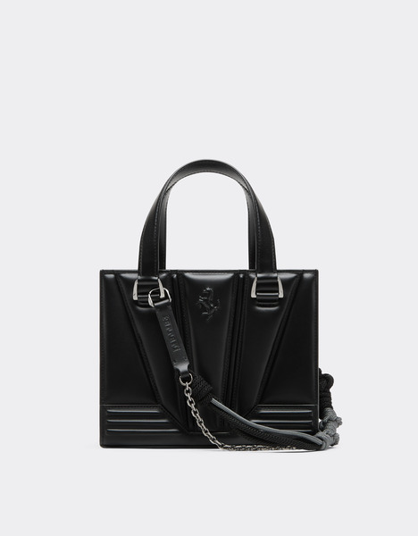  Ferrari Gt Mini Tote Bag Reacondicionado Por Ferrari En Cuero Con Scooby - Female Bolsos Mini Negro Os 