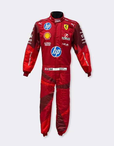  Ferrari Mono De Carrera Lewis Hamilton Puma Para Scuderia Ferrari Hp Las Vegas 2025 - Male Artículos F1 Rojo Os 