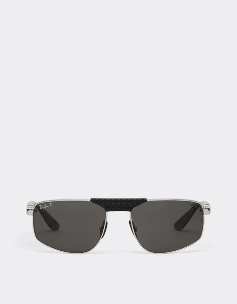  Ferrari Ray-ban For Scuderia Ferrari Rb3776m En Metal Plateado Y Negro Con Lentes Polarizadas Gris Oscuro -  Gafas De Sol Plata Os 