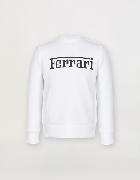  Ferrari Sudadera De Niño De Scuba Reciclado Con Maxilogo De Ferrari -  Chaquetas Y Sudaderas Blanco óptico 2y 