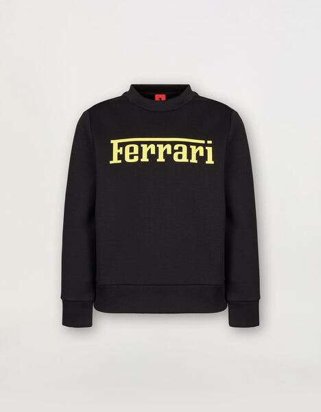  Ferrari Sudadera De Niño De Scuba Reciclado Con Maxilogo De Ferrari -  Chaquetas Y Sudaderas Negro 5y 