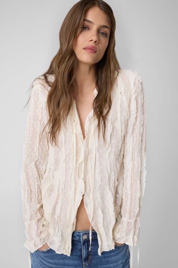  Guess Blusa Fruncida 